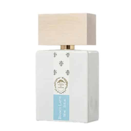Perfume bottle on white background