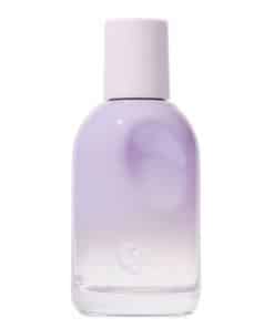 Purple bottle on a white background